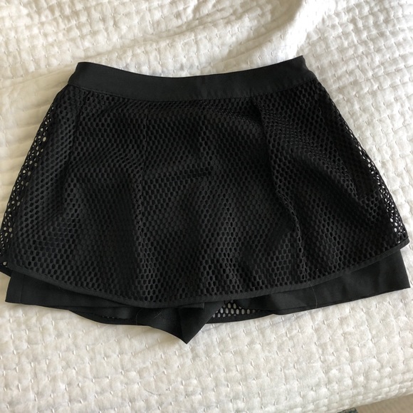 J.O.A black net skort - Picture 2 of 3
